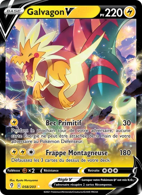 Dracozolt V [Primeval Beak | Mountain Swing]