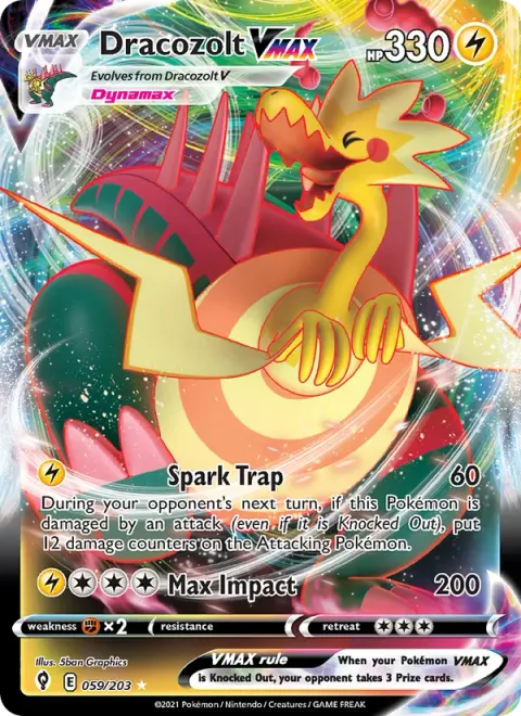 Dracozolt VMAX [Spark Trap | Max Impact]