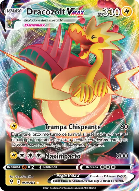 Dracozolt VMAX [Spark Trap | Max Impact]