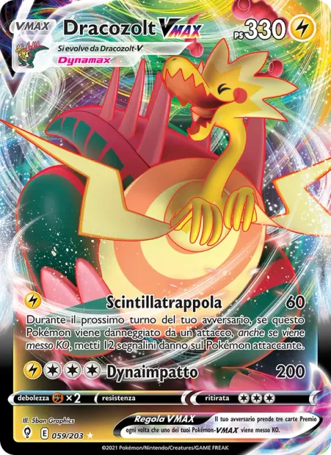 Dracozolt VMAX [Spark Trap | Max Impact]