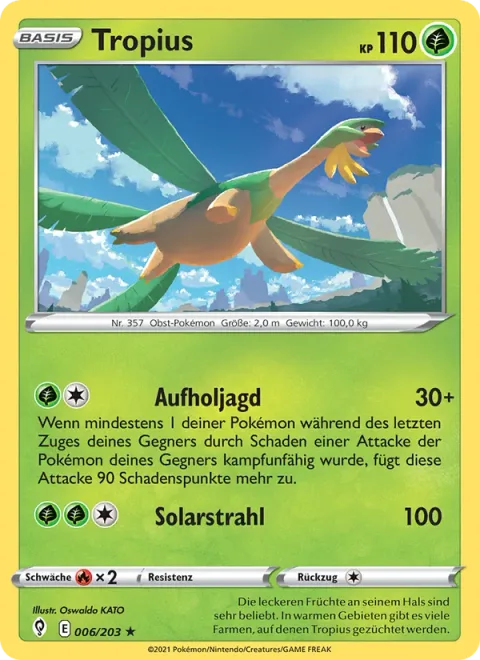 Tropius [Rally Back | Solar Beam]