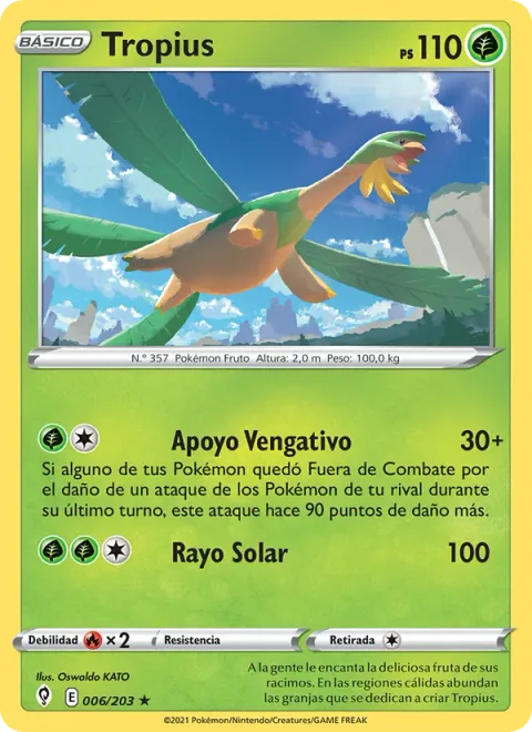Tropius [Rally Back | Solar Beam]