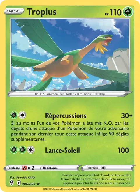 Tropius [Rally Back | Solar Beam]