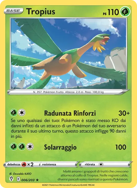 Tropius [Rally Back | Solar Beam]