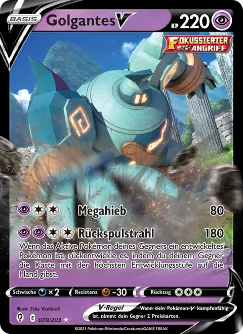 Golurk V [Mega Punch | Rewind Beam]