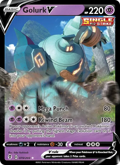 Golurk V [Mega Punch | Rewind Beam]