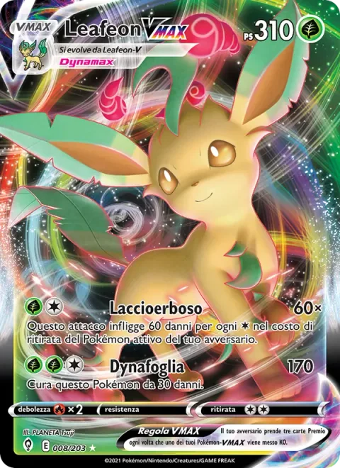 Leafeon VMAX [Grass Knot | Max Leaf]