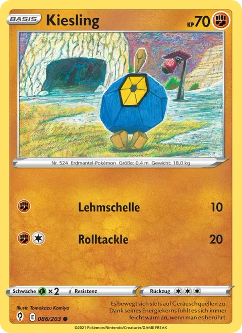 Roggenrola [Mud-Slap | Rolling Tackle]