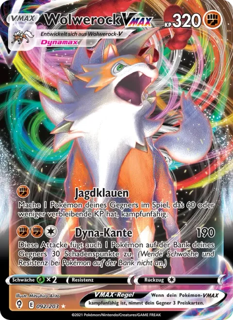 Lycanroc VMAX [Hunting Claw | Max Edge]