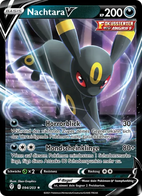 Umbreon V [Mean Look | Moonlight Blade]