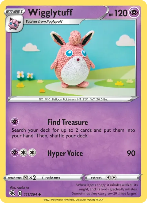 Wigglytuff [Find Treasure | Hyper Voice]