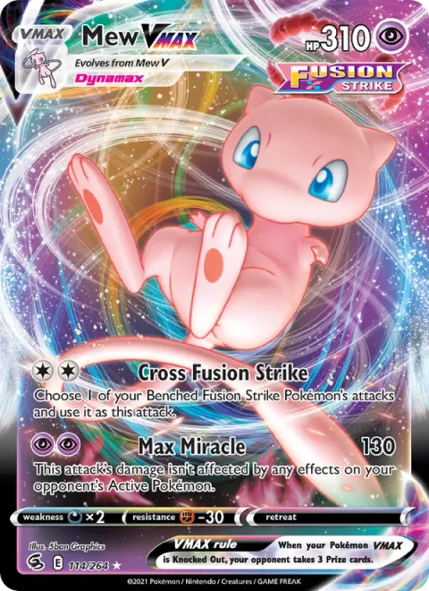 Mew VMAX [Cross Fusion Strike | Max Miracle]