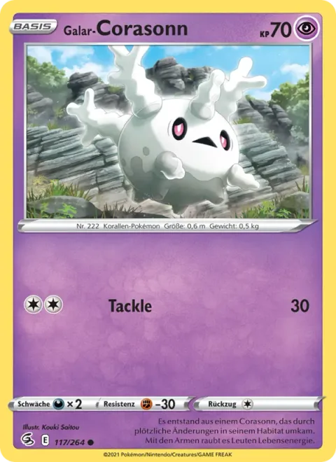 Galarian Corsola [Tackle]