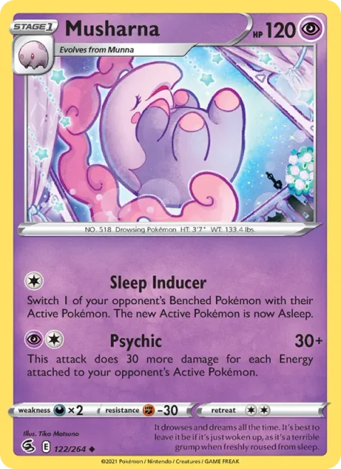 Musharna [Sleep Inducer | Psychic]
