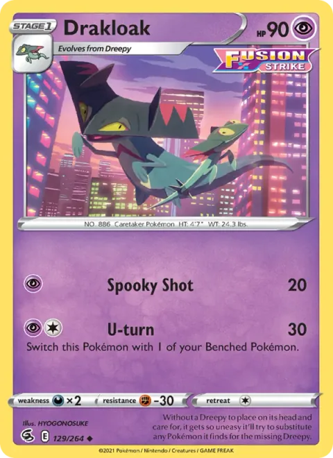Drakloak [Spooky Shot | U-turn]