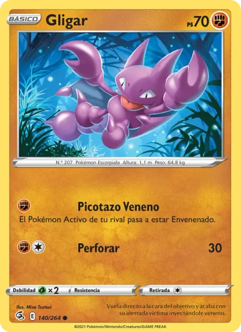 Gligar [Poison Sting | Pierce]