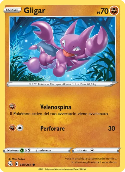 Gligar [Poison Sting | Pierce]