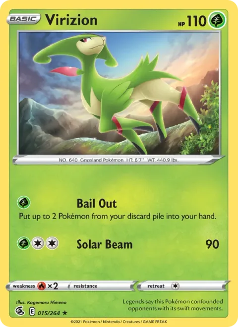 Virizion [Bail Out | Solar Beam]