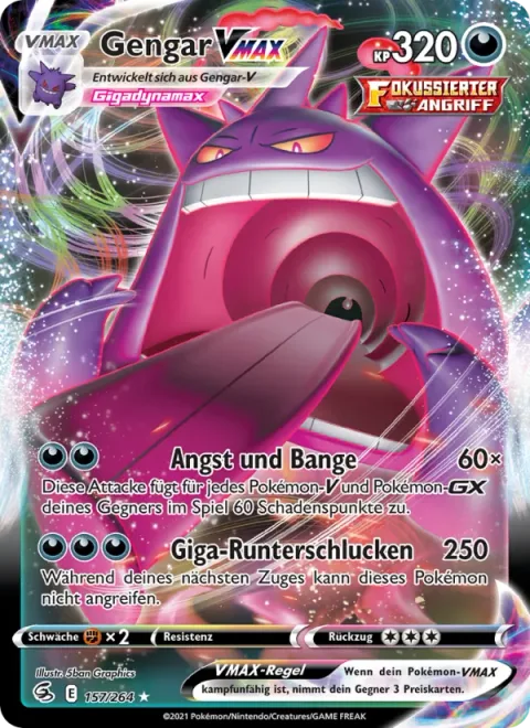 Gengar VMAX [Fear and Panic | G-Max Swallow Up]