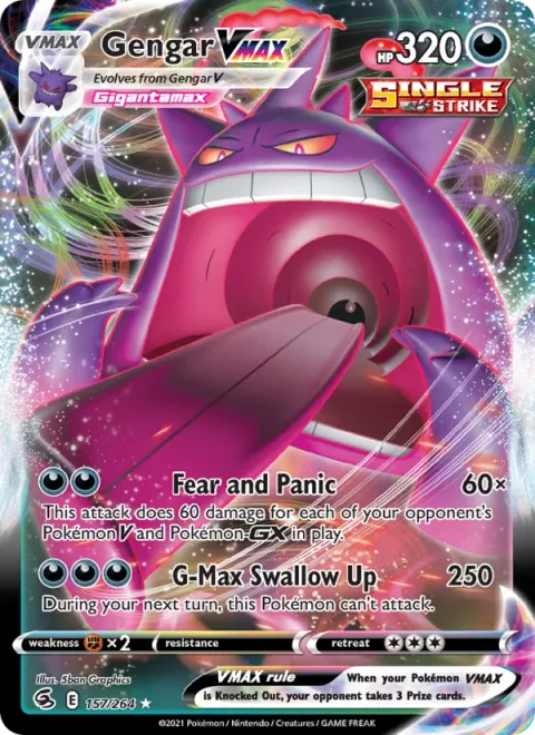 Gengar VMAX [Fear and Panic | G-Max Swallow Up]