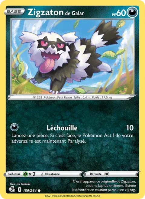 Galarian Zigzagoon [Lick]