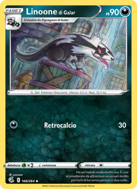Galarian Linoone [Rear Kick]