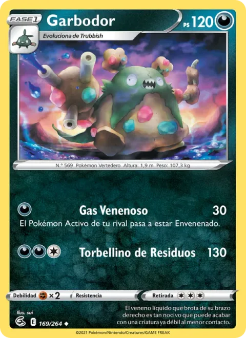 Garbodor [Poison Gas | Sludge Whirlpool]