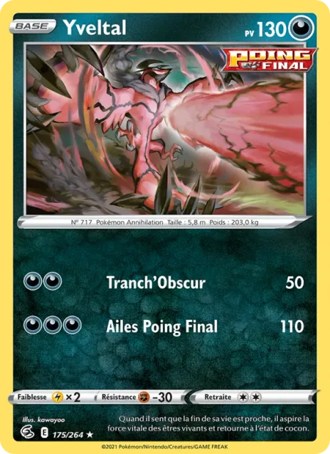Yveltal [Dark Cutter | Single Strike Wings]