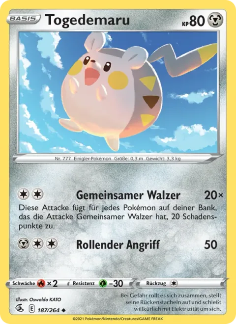 Togedemaru [Let's All Rollout | Rolling Attack]