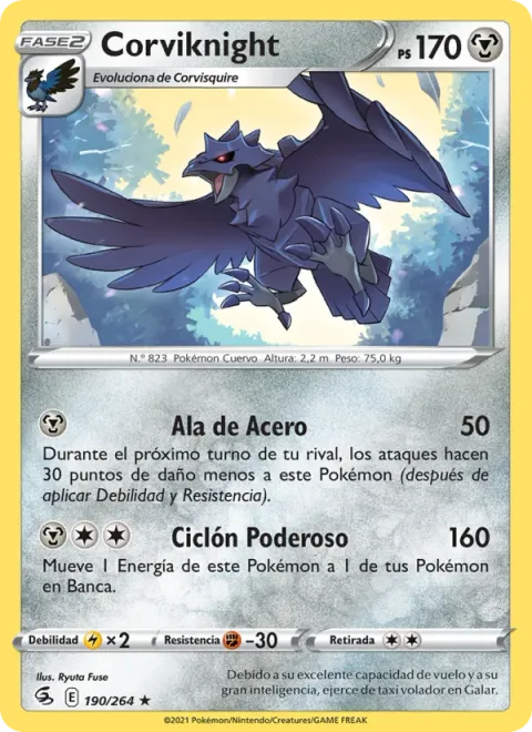 Corviknight [Steel Wing | Power Cyclone]
