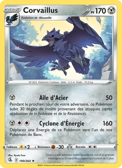 Corviknight [Steel Wing | Power Cyclone]