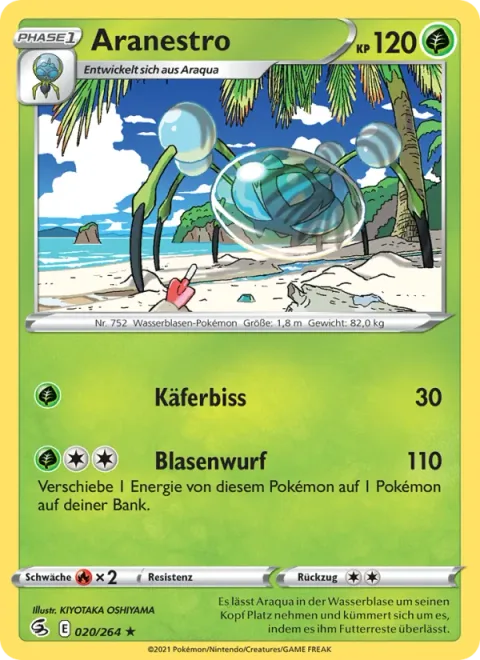 Araquanid [Bug Bite | Bubble Launch]