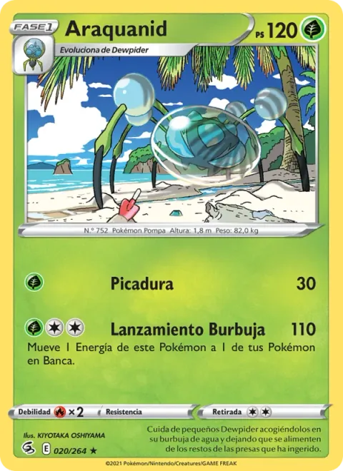 Araquanid [Bug Bite | Bubble Launch]