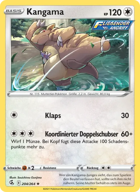 Kangaskhan [Pound | Coordinated One-Two Punch]