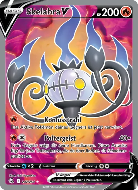 Chandelure V [Confuse Ray | Poltergeist]