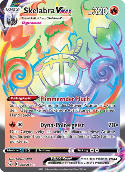 Chandelure VMAX [Cursed Shimmer | Max Poltergeist]