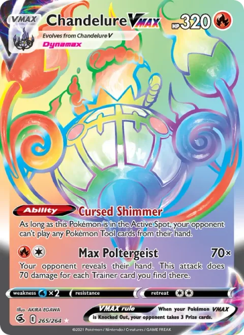 Chandelure VMAX [Cursed Shimmer | Max Poltergeist]