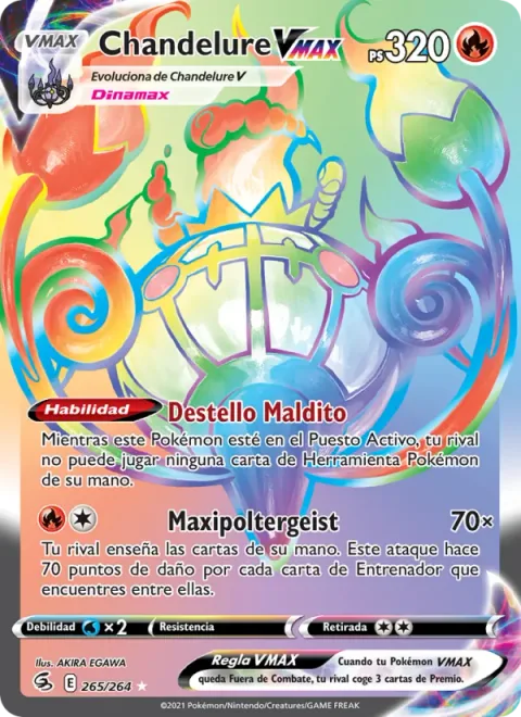 Chandelure VMAX [Cursed Shimmer | Max Poltergeist]