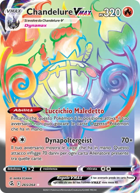 Chandelure VMAX [Cursed Shimmer | Max Poltergeist]