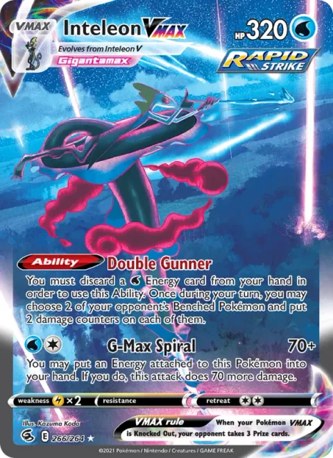 Inteleon VMAX [Double Gunner | G-Max Spiral]