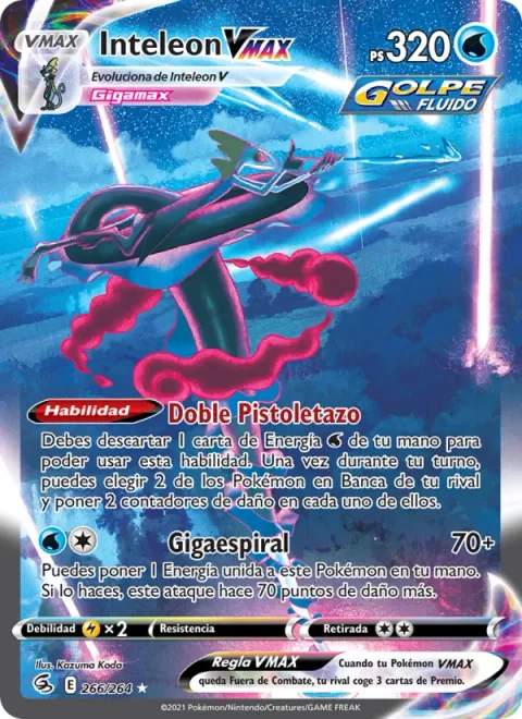 Inteleon VMAX [Double Gunner | G-Max Spiral]