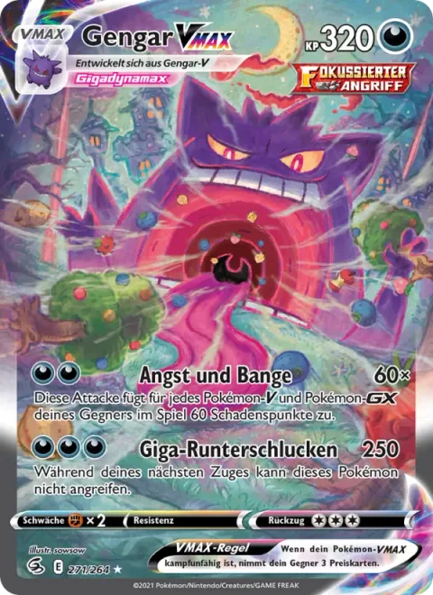 Gengar VMAX [Fear and Panic | G-Max Swallow Up]