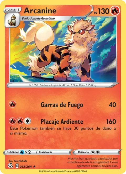 Arcanine [Fire Claws | Heat Tackle]