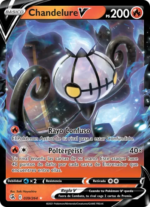 Chandelure V [Confuse Ray | Poltergeist]