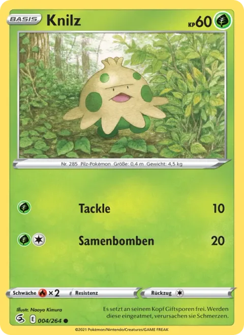 Shroomish [Tackle | Seed Bomb]