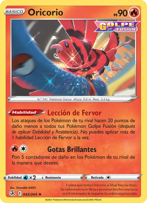 Oricorio [Lesson in Zeal | Glistening Droplets]