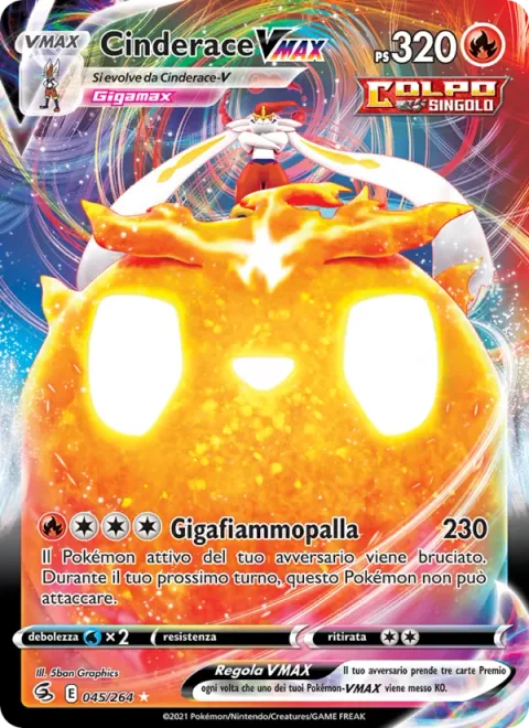 Cinderace VMAX [G-Max Fireball]