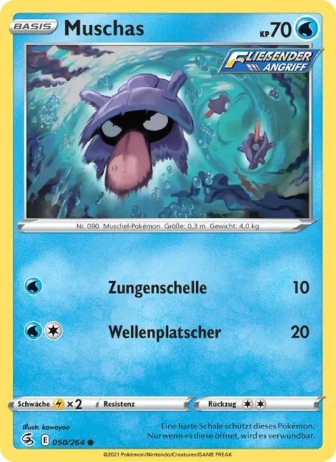 Shellder [Tongue Slap | Wave Splash]