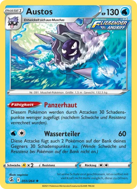 Cloyster [Shell Armor | Aqua Split]