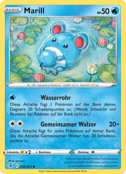 Marill [Aqua Liner | Let's All Rollout]